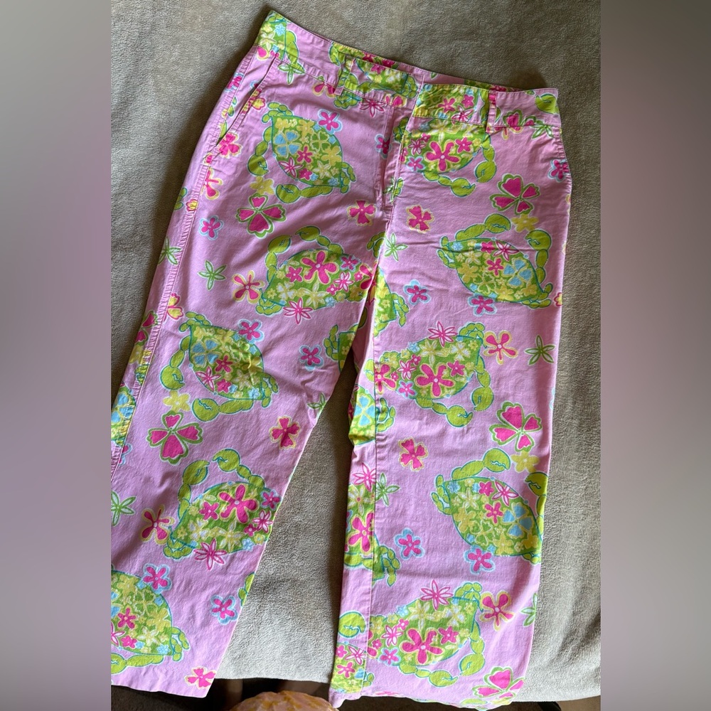 Lilly Pulitzer “Muscle Beach” Print Capris
